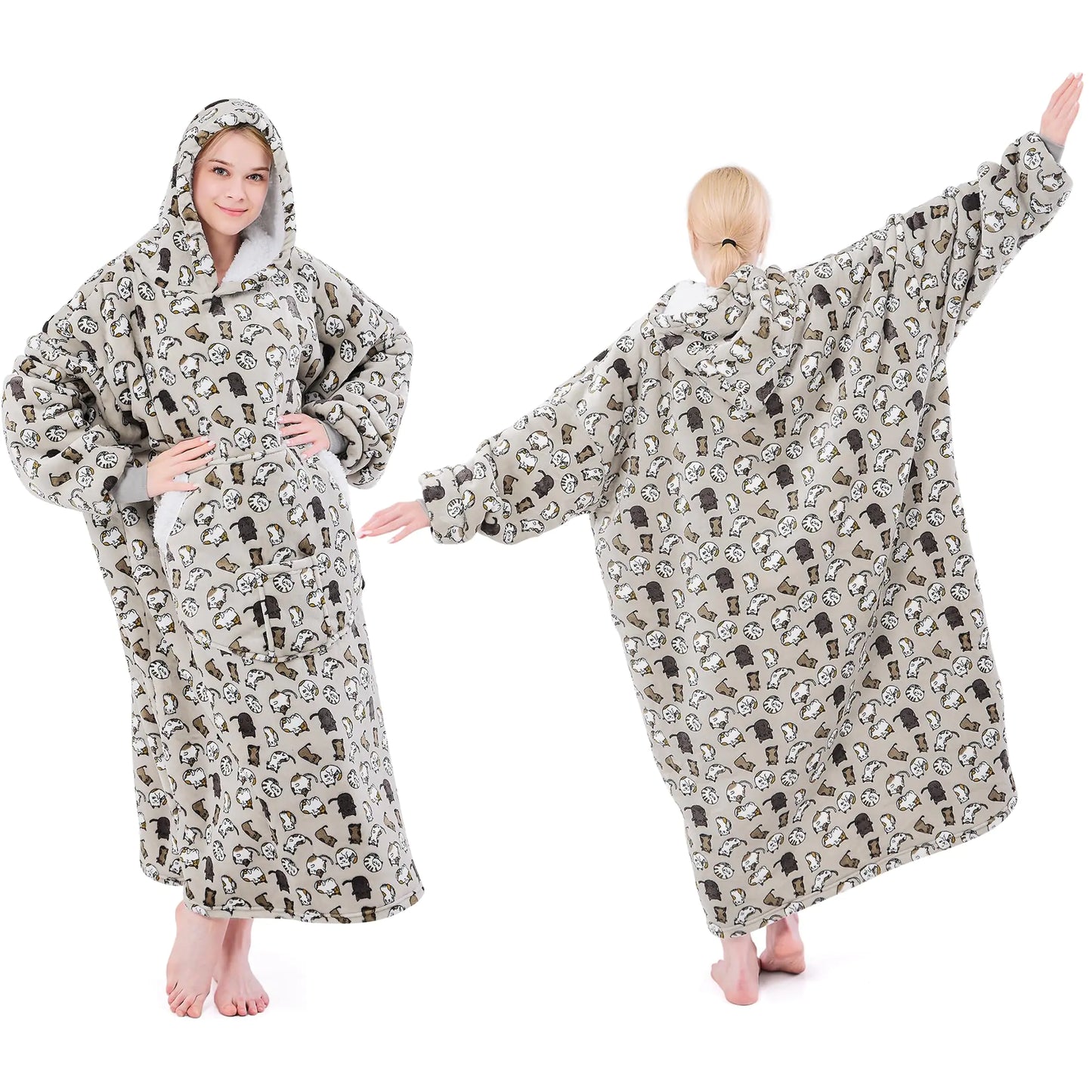 Cats Oversized Hoodie Blankie